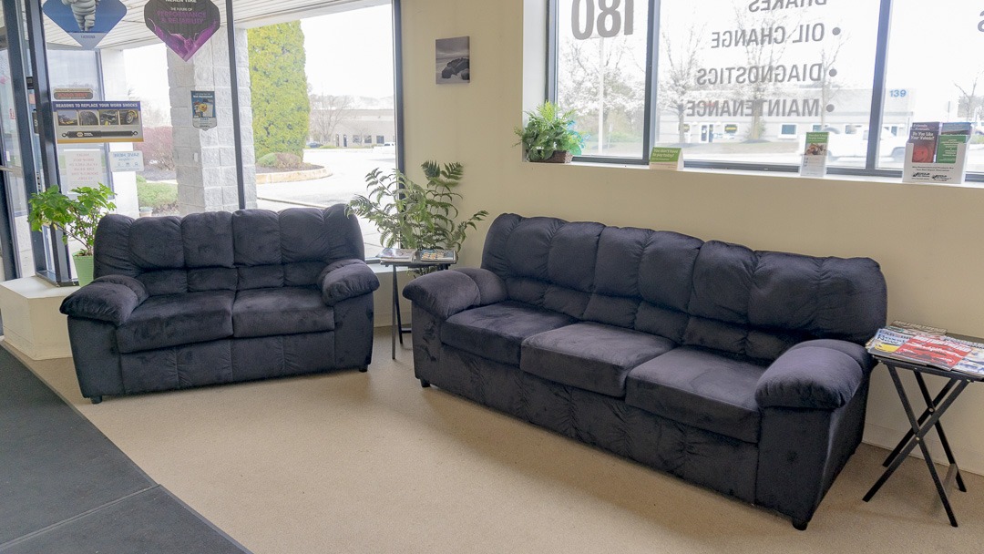 Couches at Awkar Auto Service in Downingtown PA
